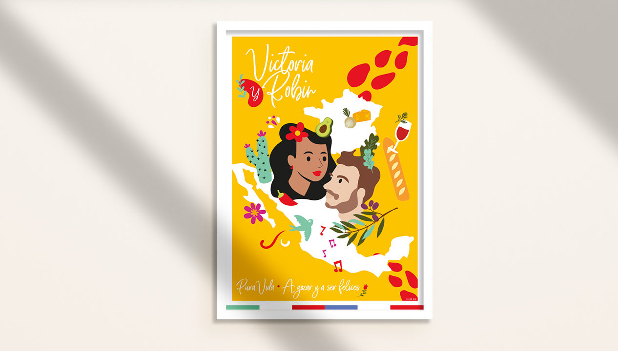 Cadeau de mariage mexicain - Chloe Bis - Graphiste Webdesigner