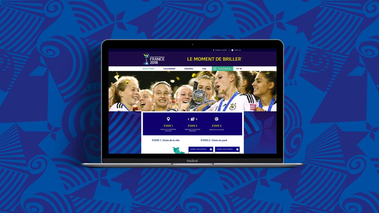 Site vente en ligne Coupe du monde U-20 2018 - Chloe Bis - Graphiste Webdesigner